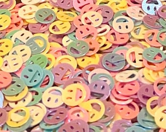 5g/10g/25g Smily face glitter mix (non-edible | fake sprinkles | slime supplies | DIY crafts | nail art | loose sequins)