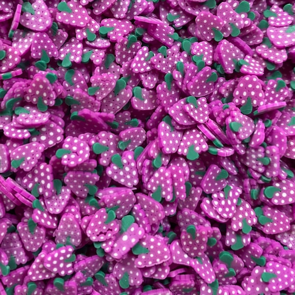 10g/30g/50g Grapes polymer clay slices (non-edible | fake sprinkles | slime supplies | DIY crafts | nail art | fimo slices)