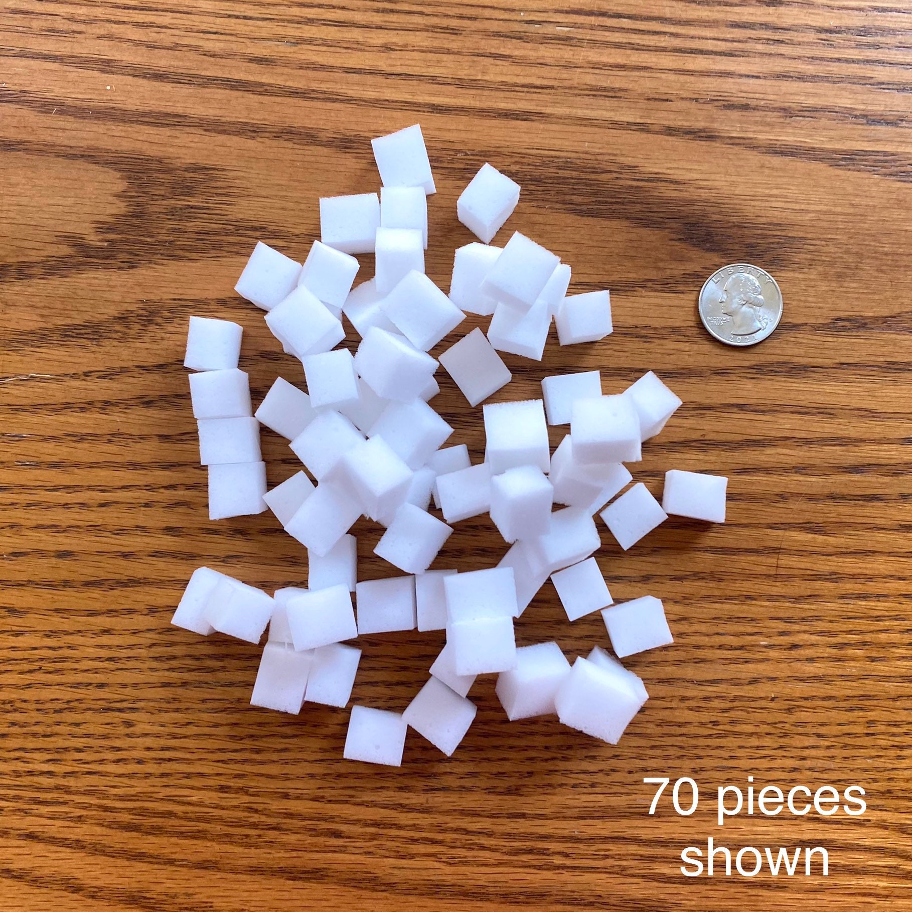 35-280pc Cubes for slime (non-edible | slime supplies | DIY crafts | slime cubes)