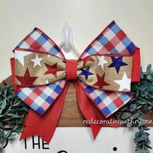 Interchangeable Bows || BOW ONLY || Magnetic Bow || Door Hanger Bow || Seasonal Bow || Handmade Bow || Year Round Decor || Door Hanger Bow |