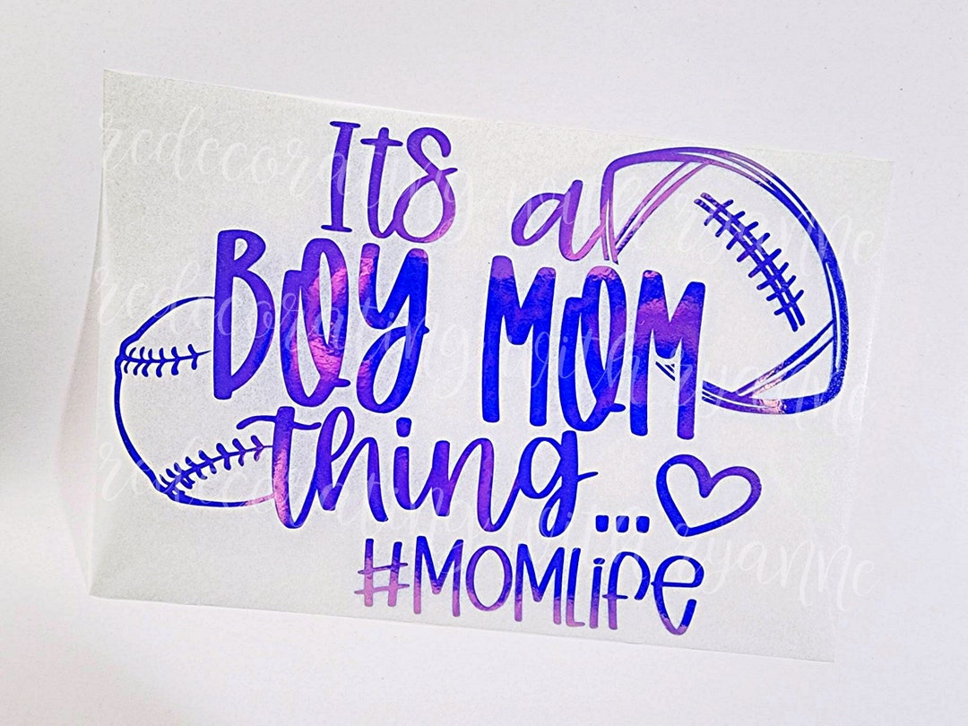 Its a Boy Mom Thing momlife Sports Mom Car Decal Boy Etsy