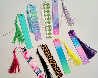 Metal Bookmark with Tassel
