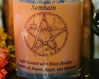 Wheel of the Year Altar Candle: Pagan Wiccan Sabbaths
