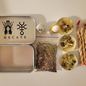 ALTAR DE VIAJE, Deidad personalizada del armario de escobas, mini altar discreto, altar oculto, altar para el culto secreto, wicca, pagano, nórdico, bruja del armario
