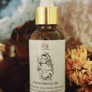 Persephone Invocation Oil: Ritual Blend for Deity Work (1 oz)
