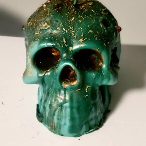 Hades Money Spell Skull Altar Candle