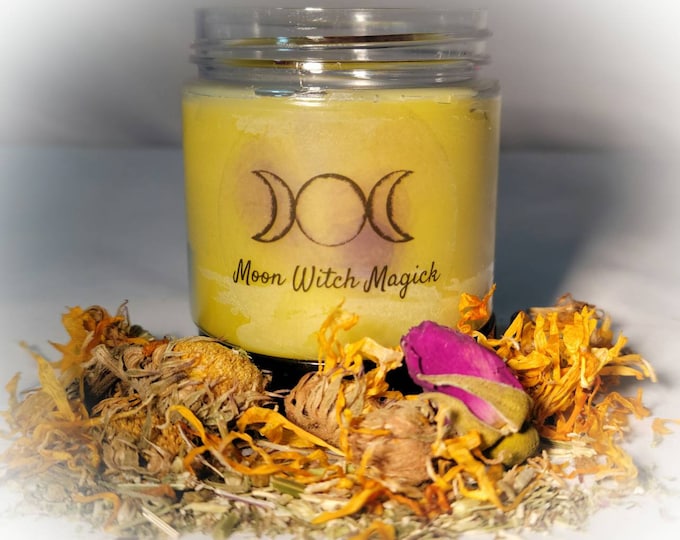 Calendula Yarrow Skin Salve, for Hands, lips and body. Herbal Salve for Deep Moisturizing, psoriasis, eczema, dry skin repair