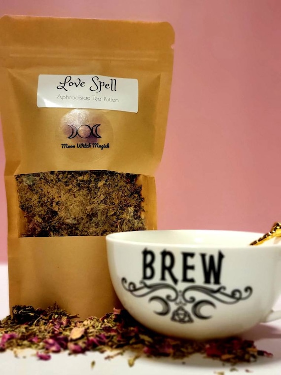 SEX MAGIC Potion, Herbal Tea Blends, Sex Spell, Love Potion, Relaxing Tea, Magick SPELL Organic Ingredients Attraction Tea