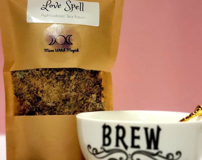 SEX MAGIC Potion, Herbal Tea Blends, Sex Spell, Love Potion, Relaxing Tea, Magick SPELL Organic Ingredients Attraction Tea