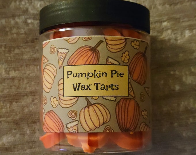 Pumpkin Pie Wax Tarts, Pumpkin Pie Scent, Jack-o-lantern Pumpkin Shaped Wax Melts