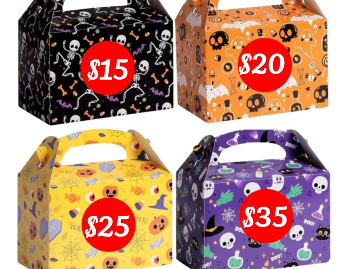 GRAB BAG, Witch Grab Bag, multiple sizes. Herbs, Crystals, Candles, Stickers, Incense, Melts, Jewelry, Teas, Bath Salts,&Charm possibilities