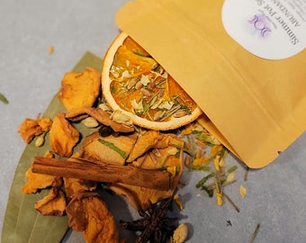 SIMMER POT Kit for Abundance, Stove top potpourri, Fill your house with Abundance, Kitchen Witch