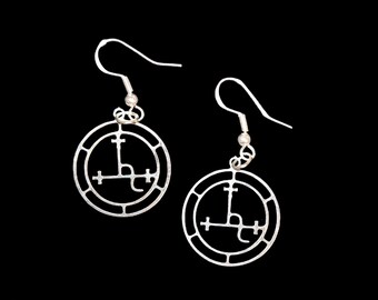 Lilith Sigil Earrings, Hypoallergenic Stainless Steel, Extra Lightweight