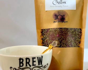 Chillax: Anti-Anxiety Tea Potion, Sleep Tea, Calming Tea, Relaxing Tea