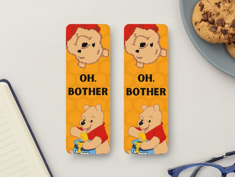 Winnie the Pooh Bookmark - Etsy