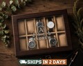 Personalized Wooden Watch Box, 5 or 10 Slot Display Case, Watch Case for Men, Fathers Day Gift, Graduation Gift for Son [WBX-0102]