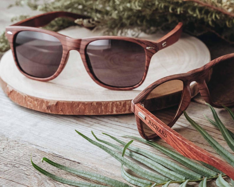 Presentes para padrinhos, óculos de sol de madeira personalizados para homens, lembrancinhas para despedida de solteiro, presente de casamento personalizado imagem 5