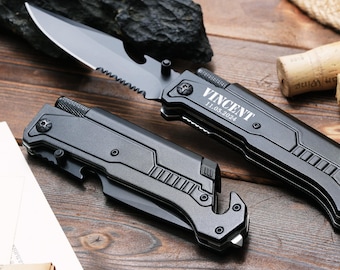 Best Dad Gifts, Custom Pocket Knife, Multi Tool Knife, Personalized Gift for Him, Groomsmen Proposal