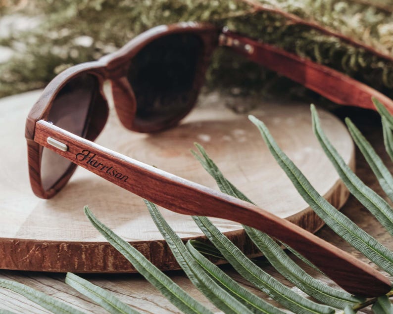 Presentes para padrinhos, óculos de sol de madeira personalizados para homens, lembrancinhas para despedida de solteiro, presente de casamento personalizado imagem 6