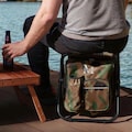 Personalized Cooler Chair Embroidery Backpack, Custom Outdoor Lover Gift, Fishing Gifts for Men [W]
