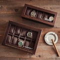 Custom Valentine's Gift for him,Personalized Watch Storage,Custom Engraved Watch Box for Men, Watch Case, Personalized Gift for Him Husband