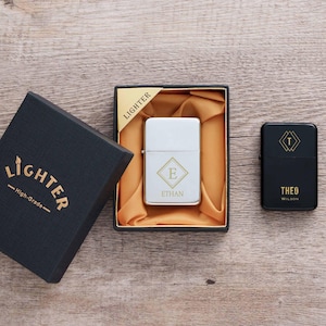 Gepersonaliseerde cadeaus bruidsjonkers gegraveerde aansteker, aangepaste aansteker, Vaderdagcadeau voor mannen, gepersonaliseerd cadeau voor cadeaus bruidsjonkers