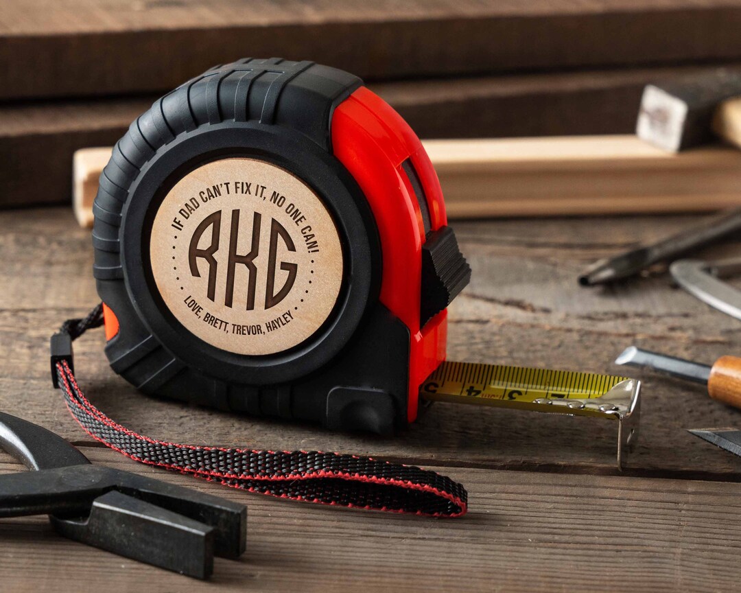 Custom Engraved Tape Measure Gifts for Dad Personalized Etsy