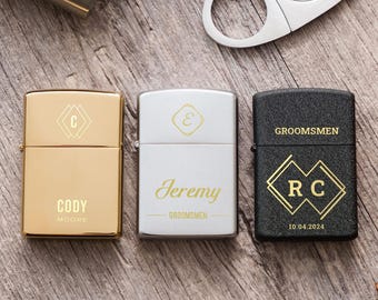 Groomsmen Gifts, Personalized Lighter Case, Gift for Him, Wedding Favors