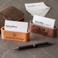 Gift for Him, Personalized Business Card Holder, Office Desk Stand Display Accessories, Valentine's Gifts