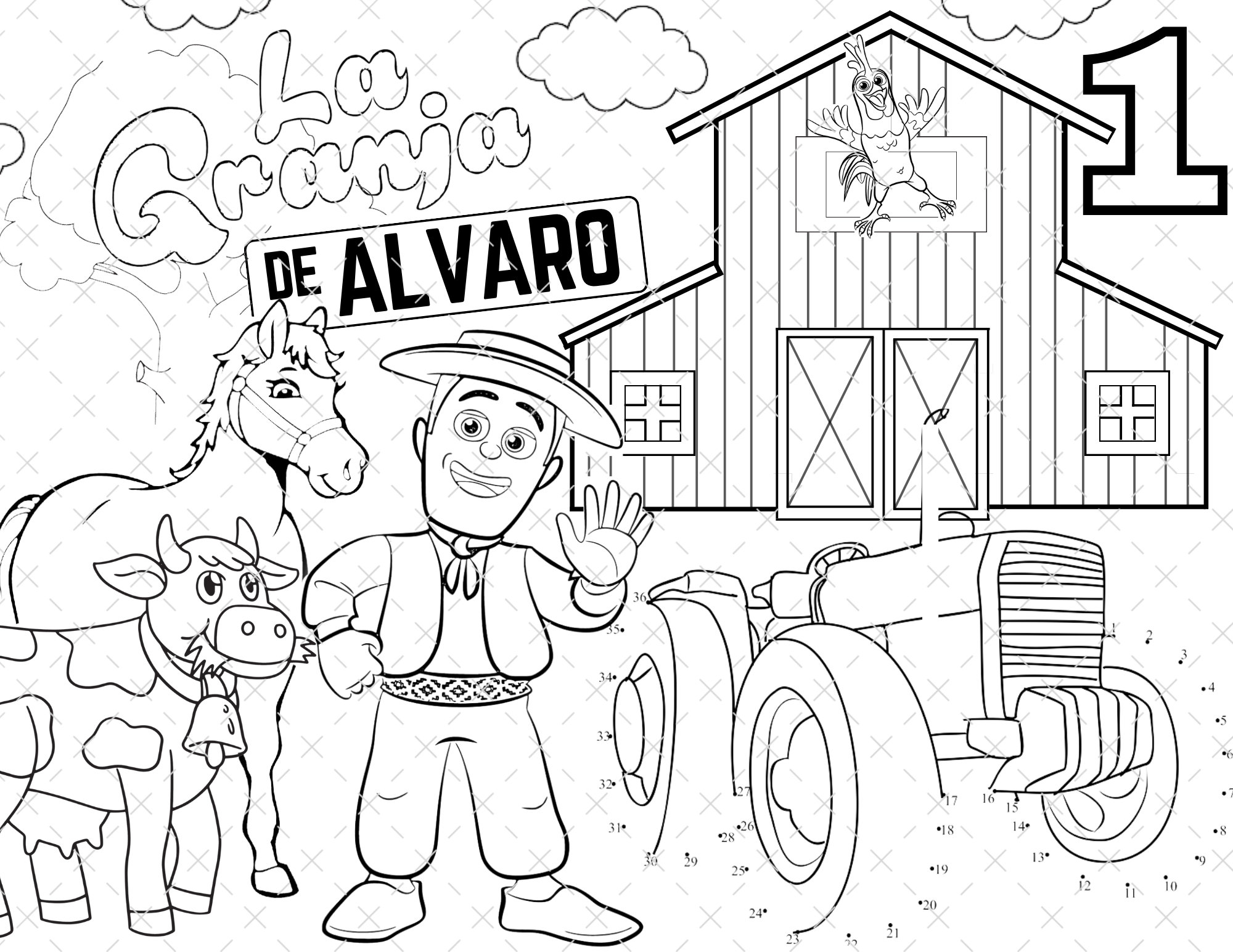 La Granja De Zenon Activity Placemat / La Granja De Zenon Etsy México La Granja De Zenon Activity Placemat / La Granja De Zenon Etsy México