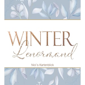 Winter Lenormand "Lenormandkarten mit Botschaften"