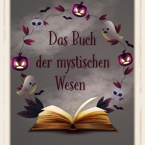Das Buch der mystischen Wesen "Süße gruselige Impulskarten"