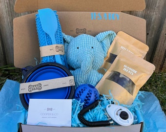 ITS A BOY Dog Gift Box • gift hamper for dogs