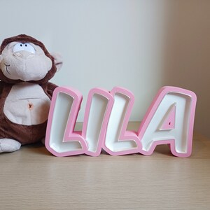Personalised night light for baby, baby gift birth, night light children, nursery room lamp decor, baby boy gift, baby girl gift.