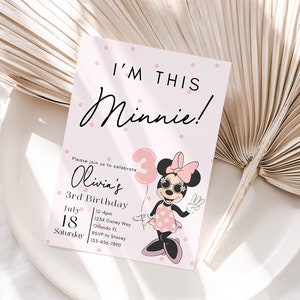 Girl Birthday Invite | Printable 3rd Birthday Invitation | Girl Birthday | 3rd Girl Birthday Invite | Girl Birthday Party