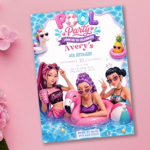 K Pop Digital Invitation - Etsy