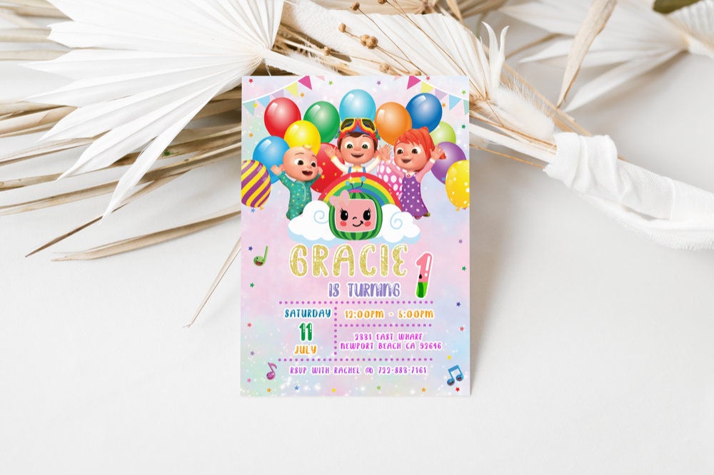 Digital Birthday Invitation Invites Etsy