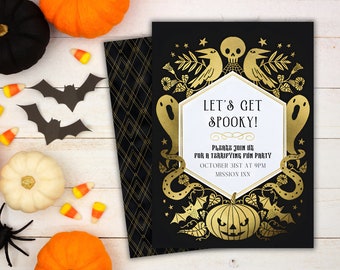 Halloween Party Invitation | Halloween Party Invite | Halloween Party Invite | Spooktacular Celebration | Spooky Birthday | Costume Party
