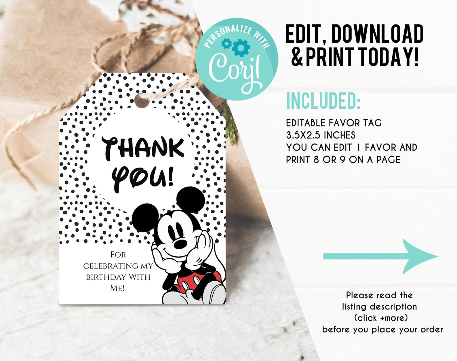 Boy Birthday Invite Printable Birthday Invitation Modern 2 - Etsy