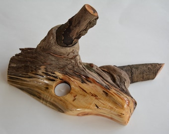 Old Beauty Oak Wood Tealight Holder