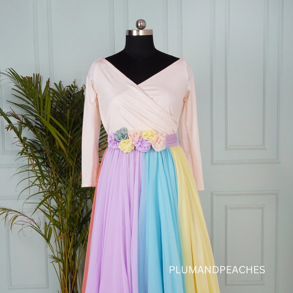 Designarche Multicolor Maternity Gown main image 0