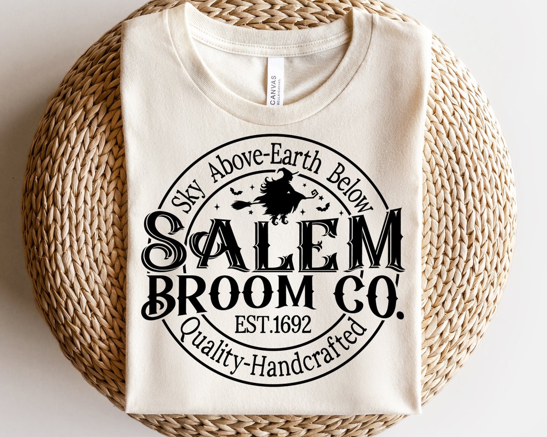 Salem Broom Co Witches Shirt Halloween Tshirt Short Sleeve - Etsy