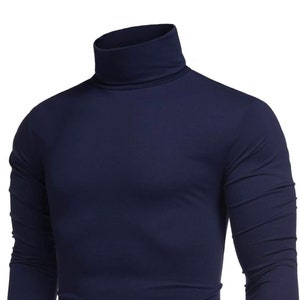 Royal blue mens turtleneck deals
