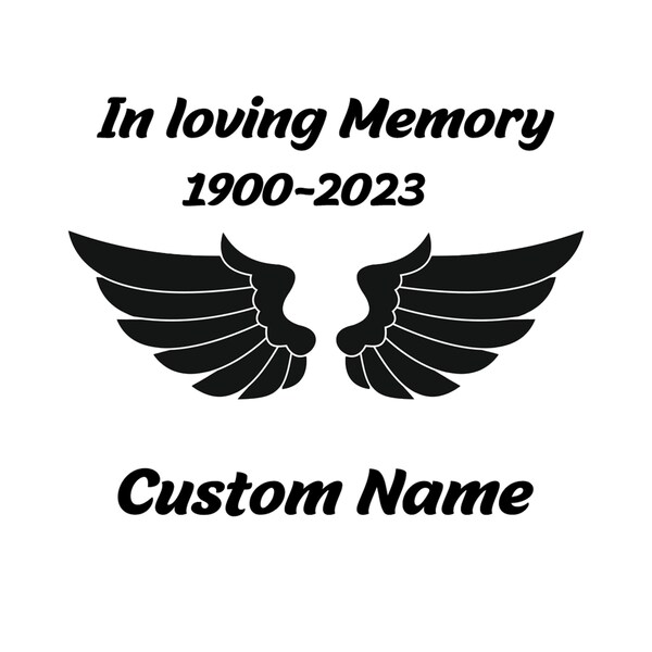 Rest in Peace Decal Etsy