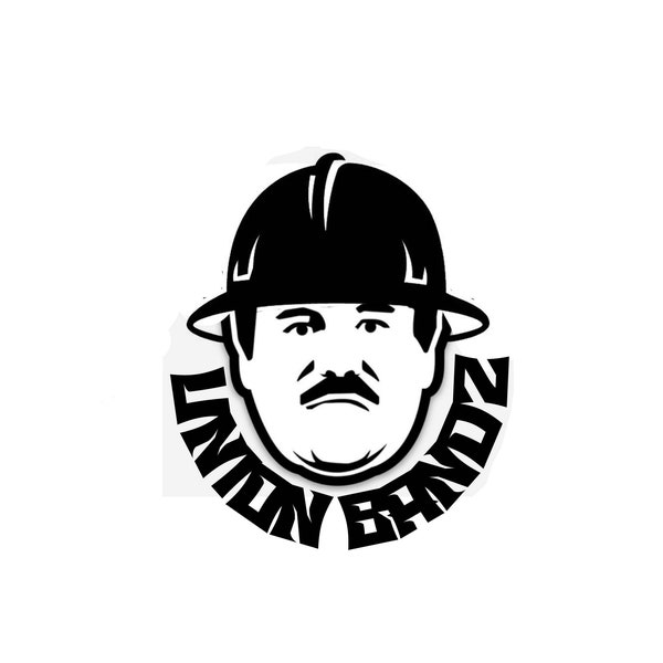 El Chapo Hard Hat Union Bandz Sticker, Chapizza, JGL