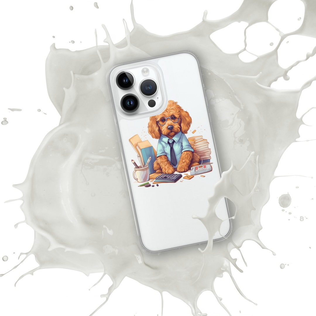 Goldendoodle Accountant Clear Case for iPhone 14 13 12 SE Etsy