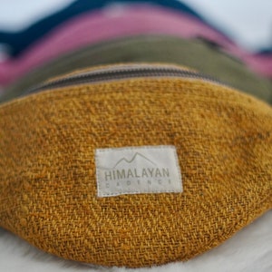 Handmade Hemp Fanny Pack: Sustainable Crossbody Waist Bag
