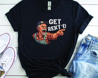 7 Days to Die T-Shirt, Get Rekt'd Zombie Graphic Tee