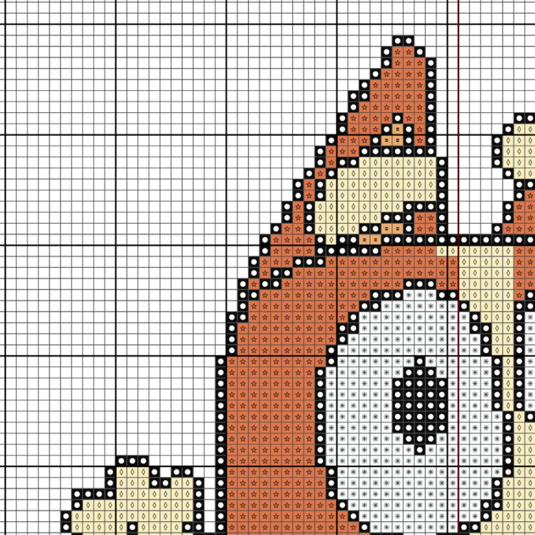 Bluey Crossroads Pattern BINGO - BLUEY Cross Stitch Pattern PDF (instant Download) - Design Size ...