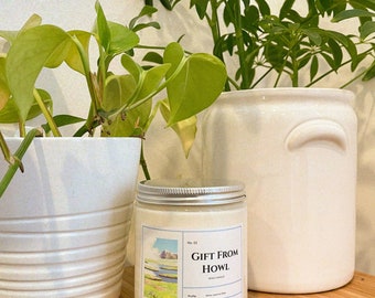 Howl's Moving Castle Gift from Howl Soy Candle: Jasmine and Rain